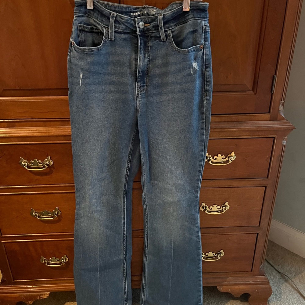 Old Navy Blue Boot Cut Jeans Classic Denim Style - Picture 1 of 3